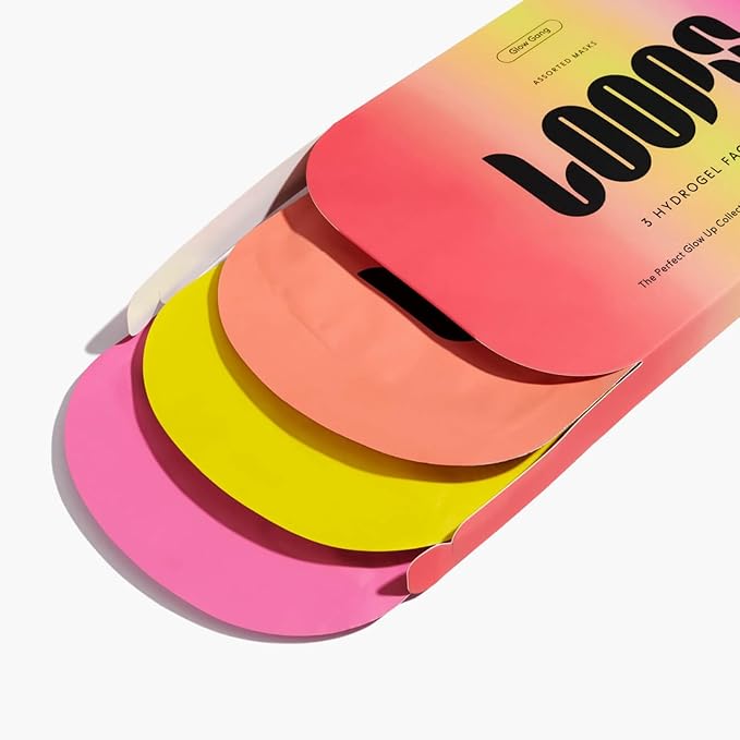 LOOPS Gang Mask Set – Weekly Reset for Rejuvenation, Double Take for Skin, Sunrise Service for – Hydrating and Pore Refining – Safe for Sensitive Skin - Gifts for Women, Stocking Stuffer