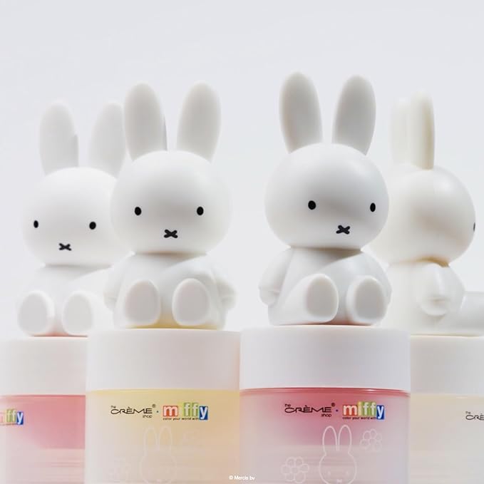 The Crème Shop Miffy Tinted Lip Balm with adorable Miffy cap, with Hyaluronic Acid and Murumuru to moisturize, soften and visibly improve chapped or dry lips - Magnificent Marchmallow