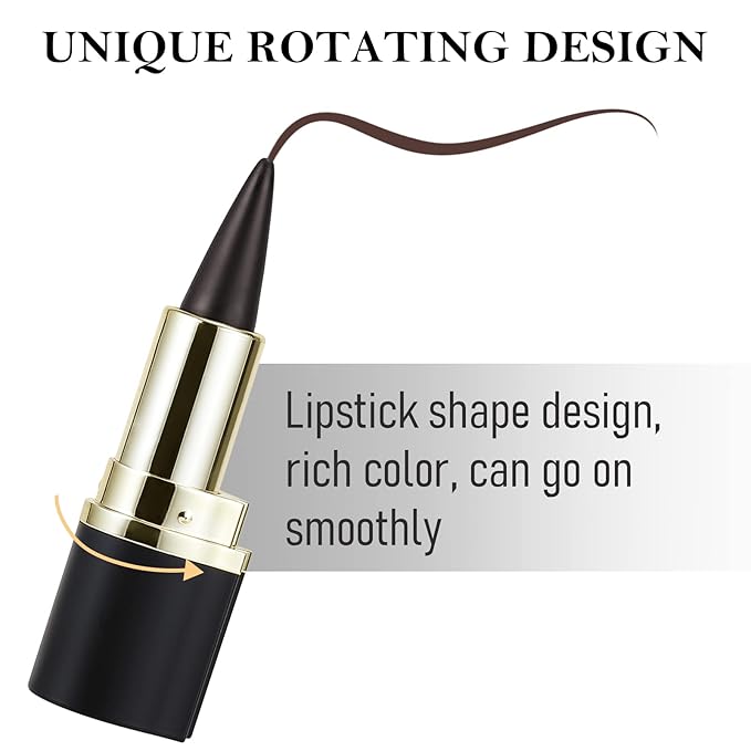 Boobeen Eyeliner Gel Makeup Black Eye liner Pen Matte Waterproof Eyeliner Pencil Quick Drying Eye liner Gel Stick Eye Makeup Long Lasting
