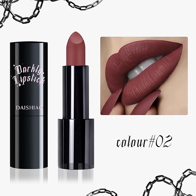 MĒTYSURMatte Lipstick - Highly Pigmented & Long-Lasting, Nourishing Hydrating Lipstick with Smudge-Proof & Waterproof Formula, Cruelty-Free Lip Makeup, 1 Count