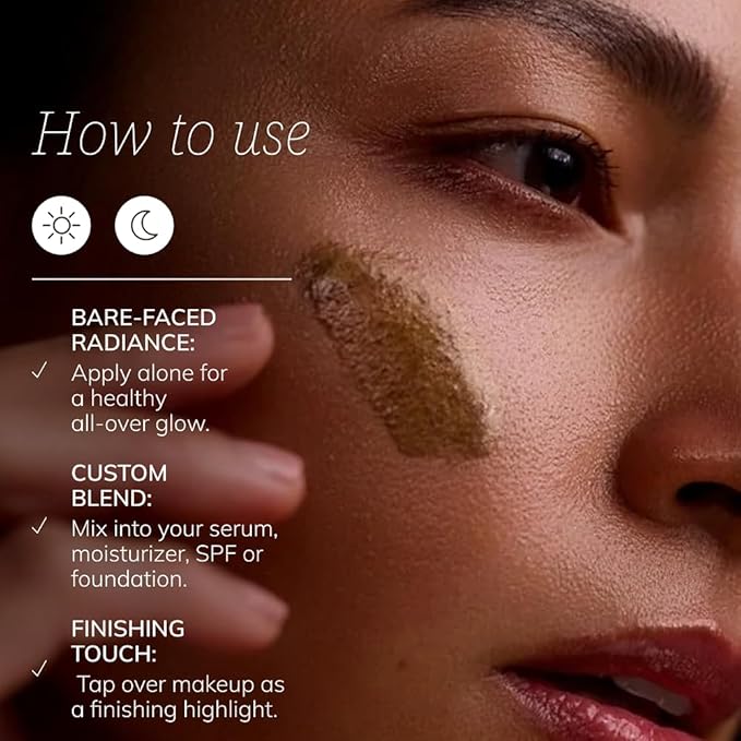Colleen Rothschild Ethereal Glow Serum – Skincare-Packed Radiance Elixir – Hydrating, Barrier Strengthening, Soft-Focus Glow, 2 Shades for All Skin Types