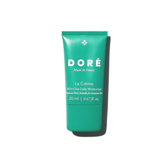 Doré - La Crème All-In-One Daily Moisturizer | Hydrating Face Moisturizer for Sensitive Skin | Barrier Repair Ultra Moisturizing Cream for Dry Skin | Facial Lotion for Women & Men (0.7 fl oz | 20 ml)