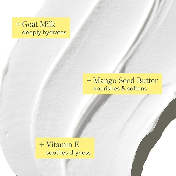 Beekman 1802 Coconut Cream Whipped Body Cream - Scented - 8 oz - Moisturizes, Soothes & Softens - With Coconut Oil & Mango Seed Butter - Microbiome Friendly - No Irritation - Good for Sensitive Skin