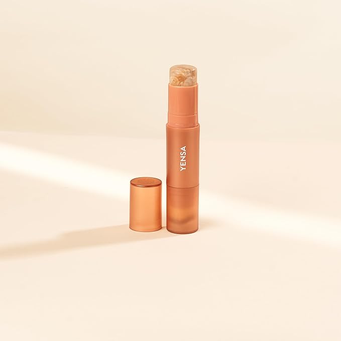 YENSA Super Serum Silk Tinted Foundation Stick - Full Coverage Skin Tint Stick Foundation - Enriched with Vitamin C, Bakuchiol & Ferulic Acid to Brighten & Even Skin Tone - Deep 1 (0.35 oz)