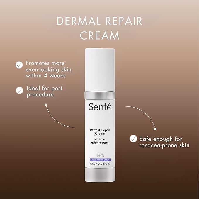 Senté The Repair Duo | Dermal Repair Ultra-Nourish & Bio Complete Serum | Complete Nighttime Skincare Set for Sensitive Skin | Helps Improve Tone, Texture & Hydration | 1.0 Fl Oz & 1.7 Fl Oz