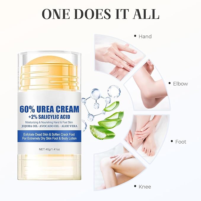 Hydrating and Anti-Cracking Foot Cream, 2025 Moisturising and Relieves Cracking and Dryness Foot Cream, Hand and Foot Repair Cream for Women & Men Callused, Feet, Knee, Elbow, Hand (WHA-2PCS, #01)