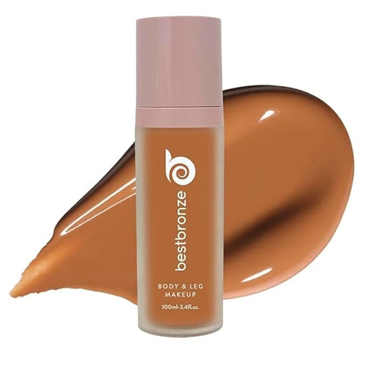 Best Bronze Bombshell Body Makeup - Tattoo Cover Up Makeup & Body Foundation Waterproof - Tattoo Concealer Waterproof for Scars, Varicose Veins Cover Up & Leg Foundation (NW44 Rich Tawny)