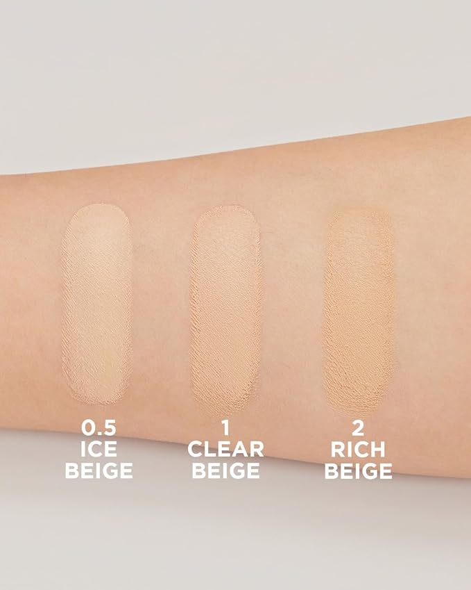 THESAEM Cover Perfection Pot Concealer 0.14oz - 0.5 Ice Beige for Light Skin Tones - Single Pot Intensive Coverage Balm for Dark Circles, Blemishes & Imperfections - Korean Makeup
