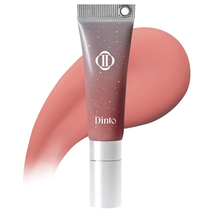 DINTO Frozen Lip Jelly - Icy Cool Plumping Lip Gloss with Metal Tip - High-Shine Non-Sticky Jelly Formula for Fuller, Juicy Lips - Vegan & Cruelty-Free - 0.34 fl oz - Shade 374 Dove