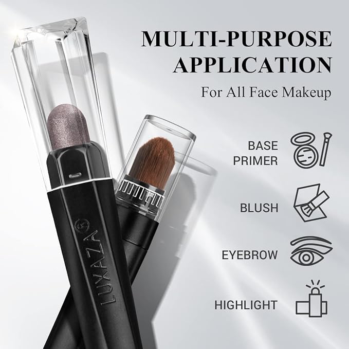 3PCS Eyeshadow Stick,Matte And Shimmer Neutral Cream Eye shadow Pencil Crayon Brightener Makeup with Crease-proof Formula,Waterproof & Long Lasting Eye Shadow And Eyeliner Pen Sets