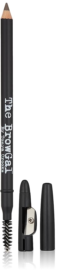 3 in 1, Skinny Eyebrow Pencil - 02 with Sharpener Cap & Spoolie Brush - Draws Tiny Brow Hairs & Fills in Sparse Areas & Gaps, Sharp Enable, Longwear, Long Lasting – "7.4 In, Espresso