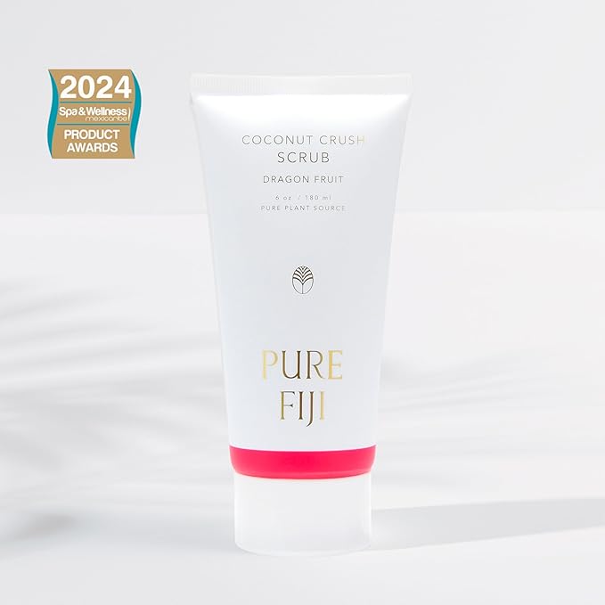 Pure Fiji Coconut Crush Scrub, Dragon Fruit (6oz/180ml)