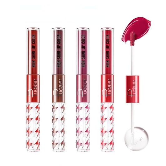 Generic Y-HaLi Double Headed Lip Gloss Moisturizing Lip Oil - Does Not Fade, Honey Lip Gloss and Red Lips - Long-lasting Formula (#13)