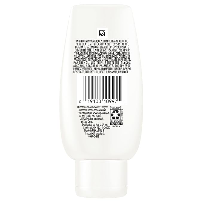 Jergens Ultra Healing Lotion for Extremely Dry Skin, Moisturizer to Relieve and Repair Rough Spots, Improves Skin Texture, Hand and Body Lotion with Vitamins E, C, & B5, 3 Oz (Pack of 3)
