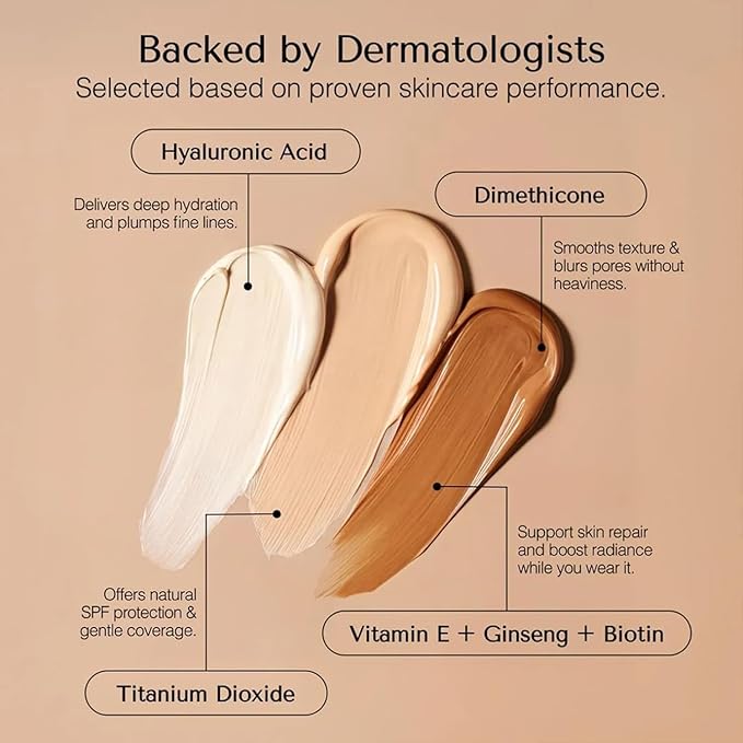 Luvie Glow Foundation Cushion, 2026 New Mushroom Head Air Cushion CC Cream, Air Cushions Foundation Moisturizing Concealer Brighten Long-Lasting for All Skin Types (Brunet Brown)