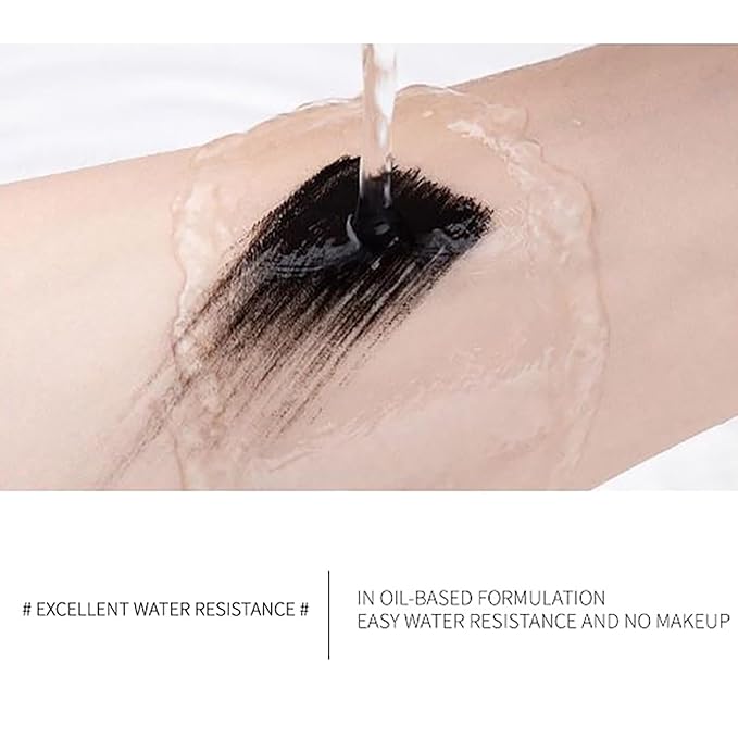 Tubing Mascara, Thick, Curling, Long-lasting Mascara, Waterproof, Sweat-proof, Lengthening, Non-smudged (3 Pcs)