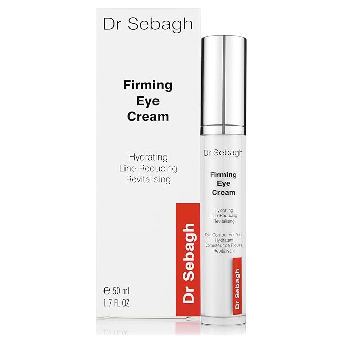 Dr Sebagh Firming Eye Cream (0.5 fl oz) - Eyecream for Dark Circle & Puffiness - Under Eye Moisturizer & Hollow Eyes Treatment - Lifting Sunken Eyes Treatment & Under Eye Plumper for Aging Skin