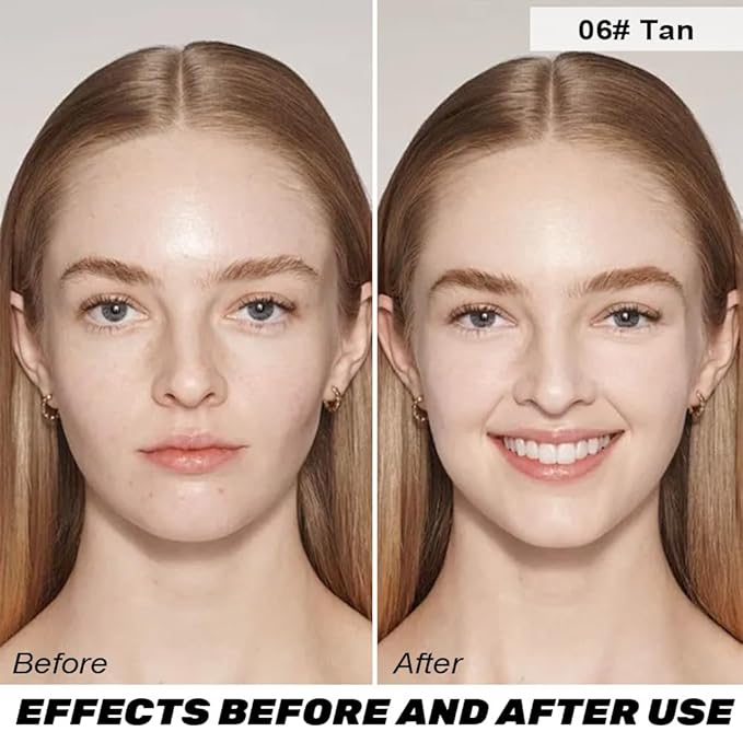 Pressed Matte Face Powder, Bake Foundation Makeup, Balance-n-Brighten & Color Correcting, Medium Light Fair Brown Concealer Base Mak up for Poreless Wrinkle Finishing, Shine Control