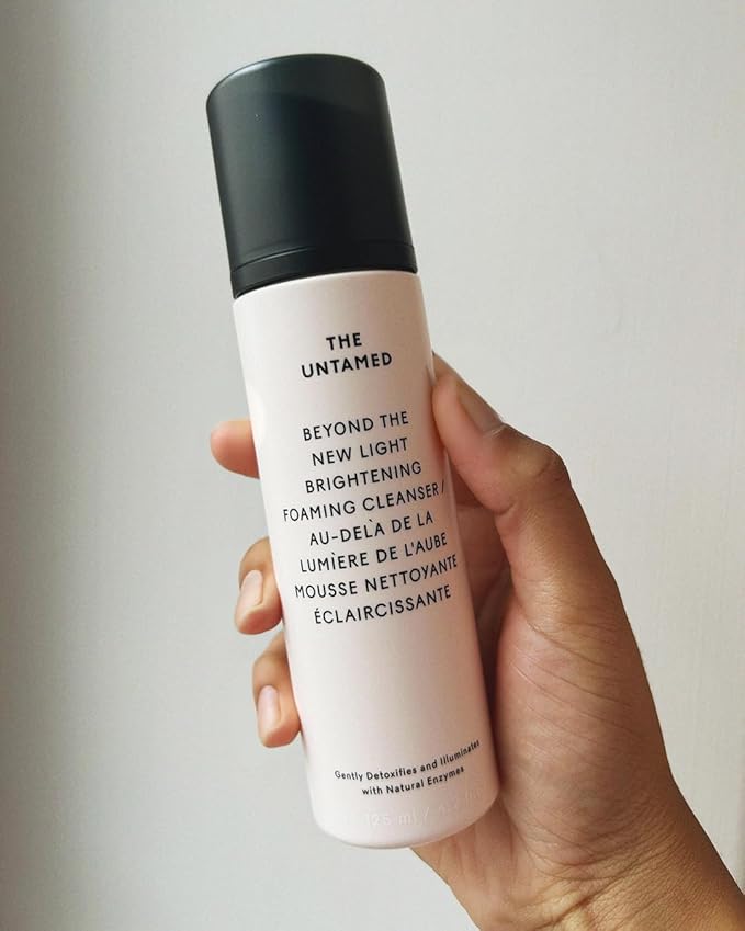 The Untamed Beyond the New Light Brightening Foaming Cleanser 4.2 fl oz – Gentle Daily Face Wash with Hibiscus, Pomegranate & Cacao – Hydrating Facial Cleanser for Sensitive Skin