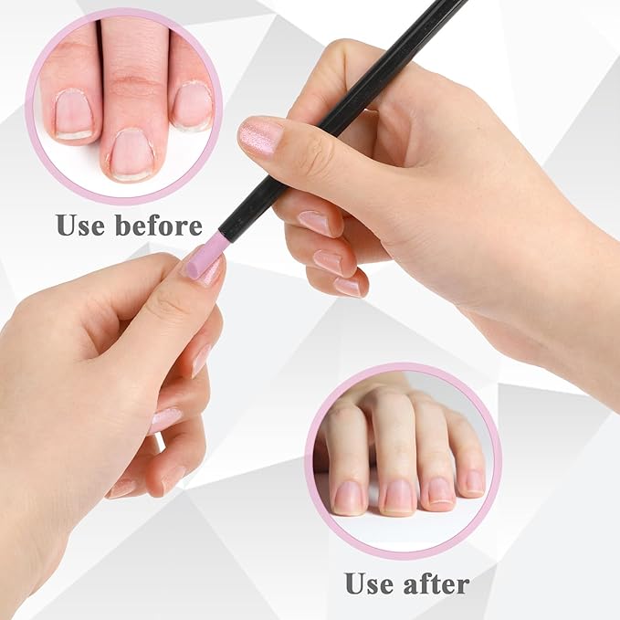 20 Pieces Pumice Stone Nail File Cuticle Stone Pusher Sanding Sticks Cuticle Remover Trimmer Buffer Art Pen Nail Manicure Tools Nails Salon Makeup Cosmetic Tool for Peeling Dead Skin Repairing