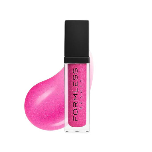 Formless Beauty by Jenny McCarthy – Dream Lip Gloss (Bubble Gum Pink Glitter) – Clean, Hydrating, Non-Toxic, Vegan Shine
