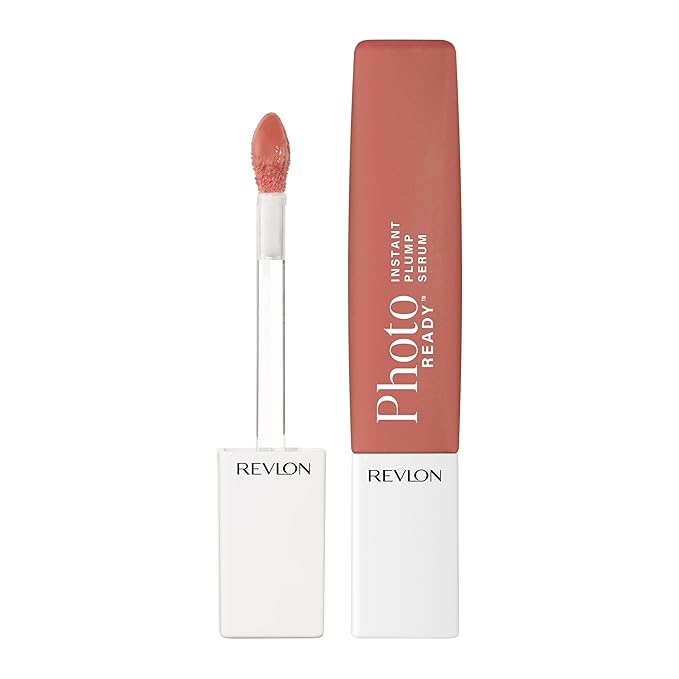 REVLON PhotoReady Instant Plump Serum, Plumping Gloss, Hydrating, Non-Sticky & High Shine Finish, 006 Youth Boost, 0.25 fl oz