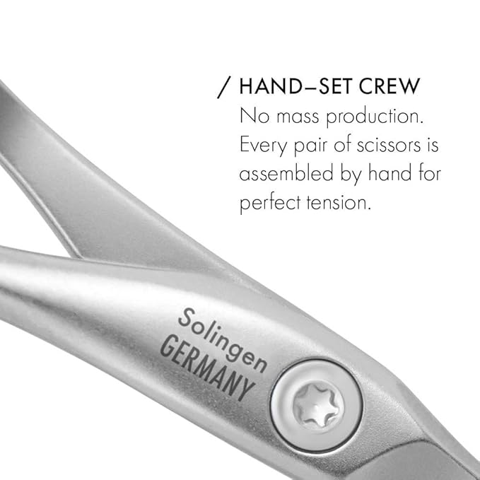 GERMANIKURE 4pc Manicure Set in Dark Purple Leather Case - Made in Solingen Germany, FINOX Stainless Steel Tools – Professional Quality Compact Nail Grooming Kit