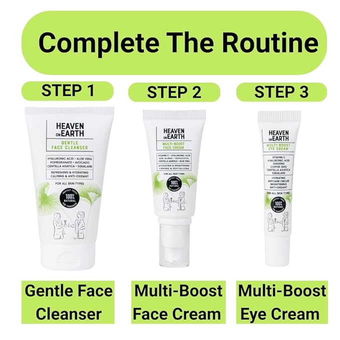 Multi-Boost Eye Cream 0.5 fl oz (15 ml) – 100% Natural & Vegan – Plumping, Anti-Wrinkle, Anti-Puffiness & Dark Circles – With Vitamin C, Ginseng, Coffee Bean, Hyaluronic Acid & Bakuchiol