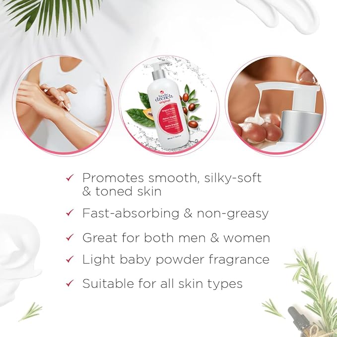 Body Drench Moisturizing Lotion for all skin types, 16.9oz