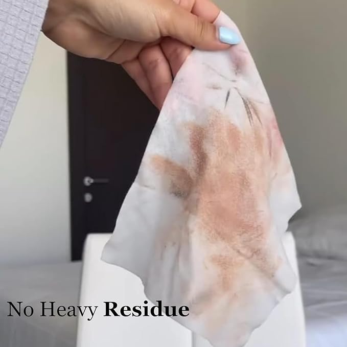 mivida Hypoallergenic Makeup Remover Wipes With Vitamin E, Alcohol Free & Fragrance Free Makeup Wipes For Sensitive Skin, Plant Based Make Up Remover, Travel Friendly 2 × 25 Count