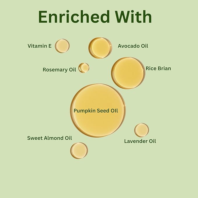 Emuulé Curls - Hair and Scalp Oil, 2 oz, Deep Moisturizer with Avocado and Pumpkin Seed Oil. 100% Natural Ingredients, Sustainable Glass Bottle (2 Ounce, Rosemary & Lavender)