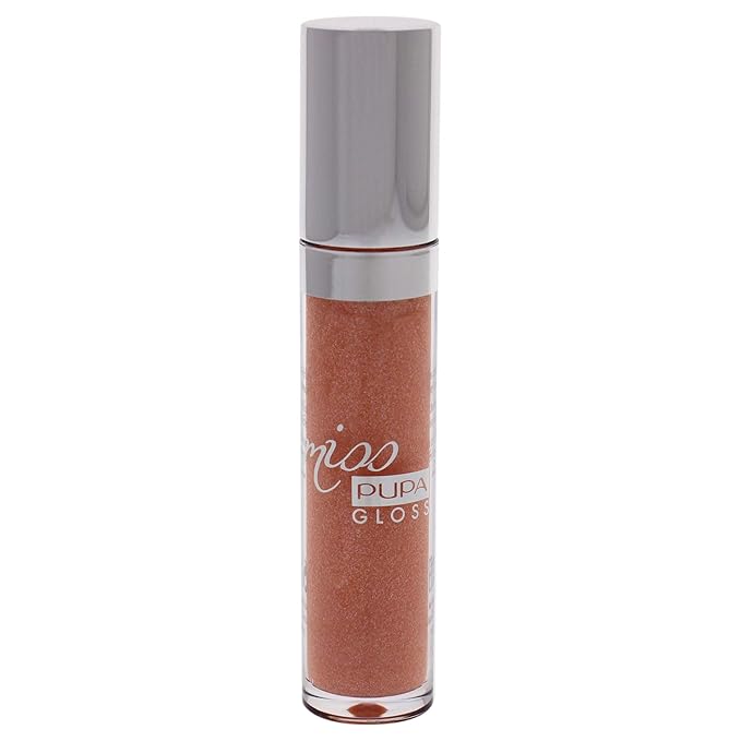 PUPA Milano Miss PUPA Milano Lip Gloss - Shiny, Smooth, Plump - Soft, Innovative Gel Texture - Glides Smoothly On The Lips - For A Moisturizing And Volume Enhancing Effect - 102 Sexy Skin - 0.17 OZ