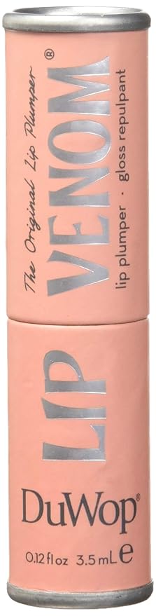 DuWop Cosmetics Original Lip Venom - Lip Plumping Gloss to Plump and Moisturize, Pink (1-Pack)