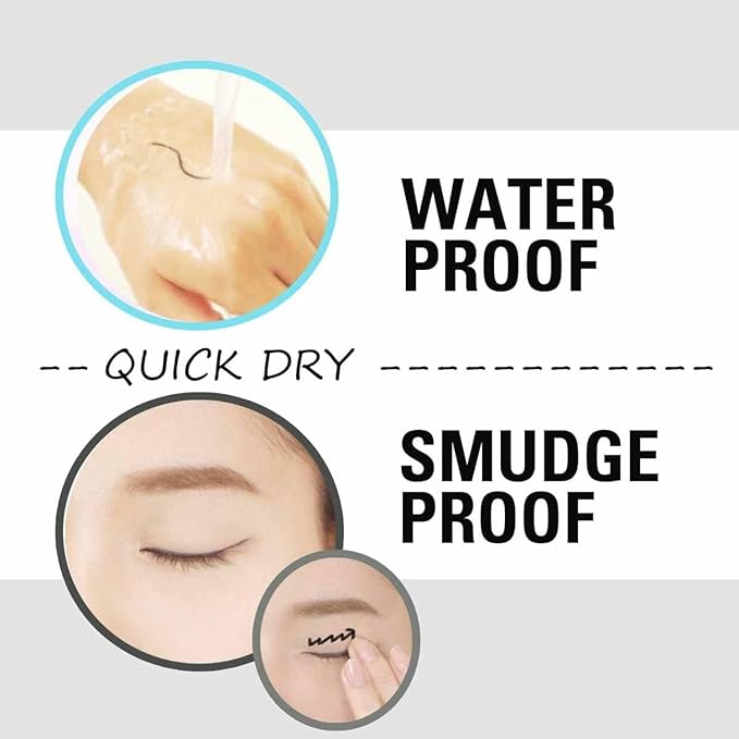 HEROINE MAKE by KISSME Volumizing Waterproof Mascara Volume & Length with Curvy Brush + Smooth Liquid Black Eyeliner, Smudge-free + Gentle Mascara Remover Oil Free, 3 Set