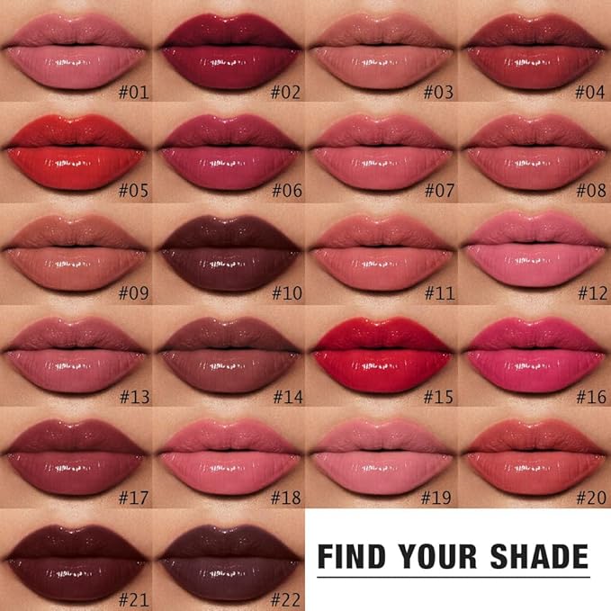 Kaely Longwear No-Budge Lipstick for Women, Highly Pigmented Liquid Lip Color Makeup, Non-Transfer Lip Gloss Stain Waterproof Smudge Proof 24 Hour, Instant Shine, Vegan & Cruelty-Free, 08 PEPPY