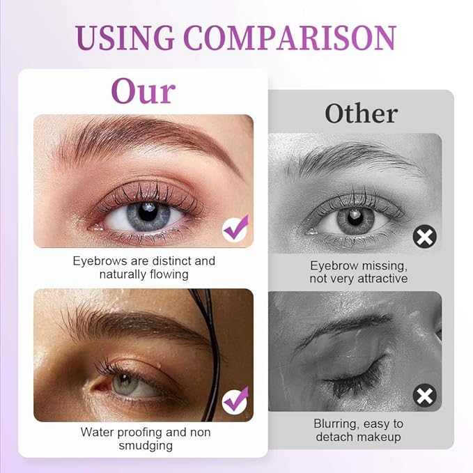Iron Wand Mascara, Waterproof Metal Wand Mascara Volume and Length, Brushless Mascaras for Long Lasting No Clumping 3D Curling Eyelash (Black)