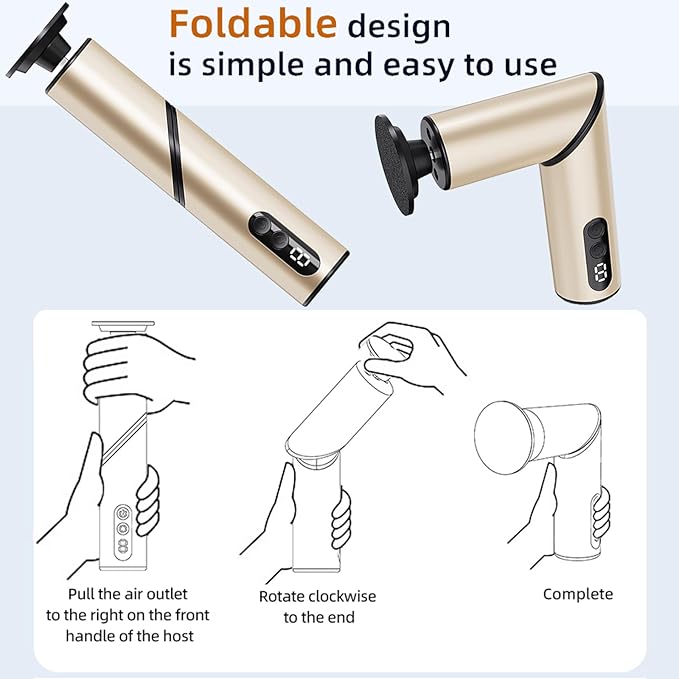 Chu&LiuXung Powerful Fold Electric Foot Callus Remover, Rechargable Callus Remover Tool with Sandpapers, 9 Adjustable Speed with 2-in-1 Grinding Heads for Calluses, Hard Skin, Cracks and Nails