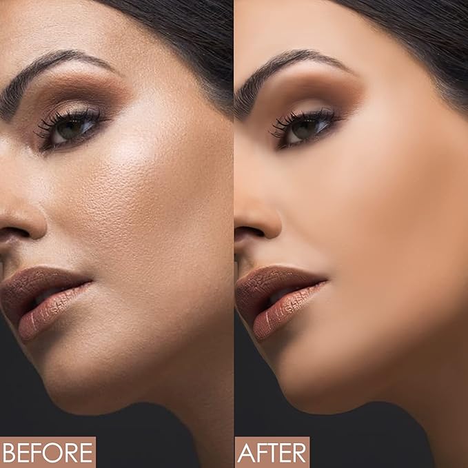 FOCALLURE Oil Control Loose Face Powder, Translucent Loose Setting Powder, Shine-Free Matte Finishing Powder, Long-lasting & Lightweight Sets Foundation Makeup, Includes Velour Powder Puff, Nude