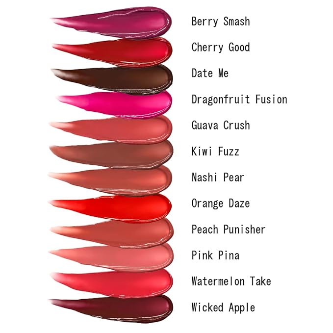 aboutface Cherry Pick Lip Color Butter – High-Shine, Hydrating Lip Balm with Pomegranate Flower Extract & Cherry Butter – Vegan, Cruelty-Free, Clean Beauty – 0.06 oz (Peach Punisher – Cinnamon Peach)