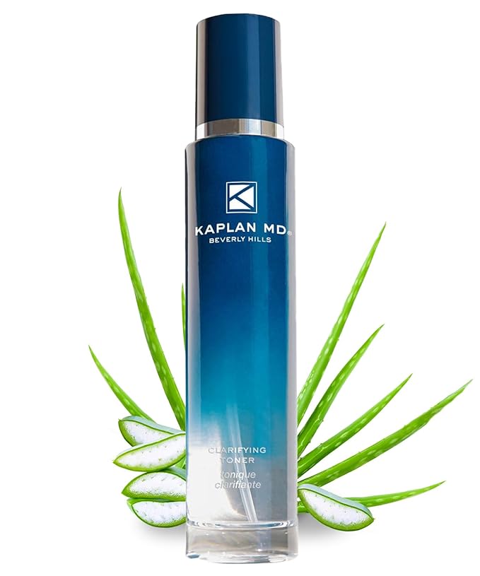 Kaplan MD Clarifying Toner – Hydrating Face Mist with Hyaluronic Acid, Rosewater Face Mist Hydrating Spray & Witch Hazel – Facial Toner Spray for Pore Refining, pH Balance & All Skin Types – 3.4 fl oz