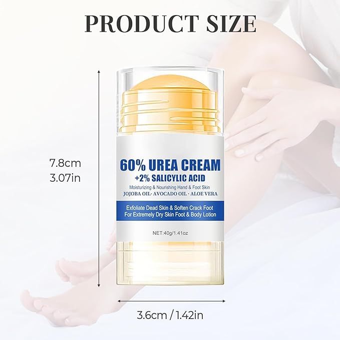 Hydrating and Anti-Cracking Foot Cream, 2025 Moisturising and Relieves Cracking and Dryness Foot Cream, Hand and Foot Repair Cream for Women & Men Callused, Feet, Knee, Elbow, Hand (White-3PCS, #01)