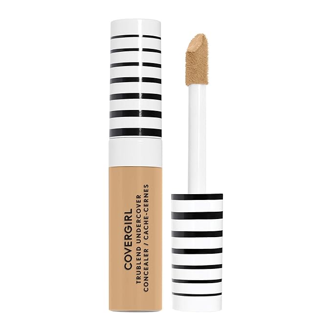 COVERGIRL TruBlend Undercover Concealer, Buildable, Full Coverage, 24-Hour Wear, Matte Finish - M400 Warm Nude (Packaging May Vary)