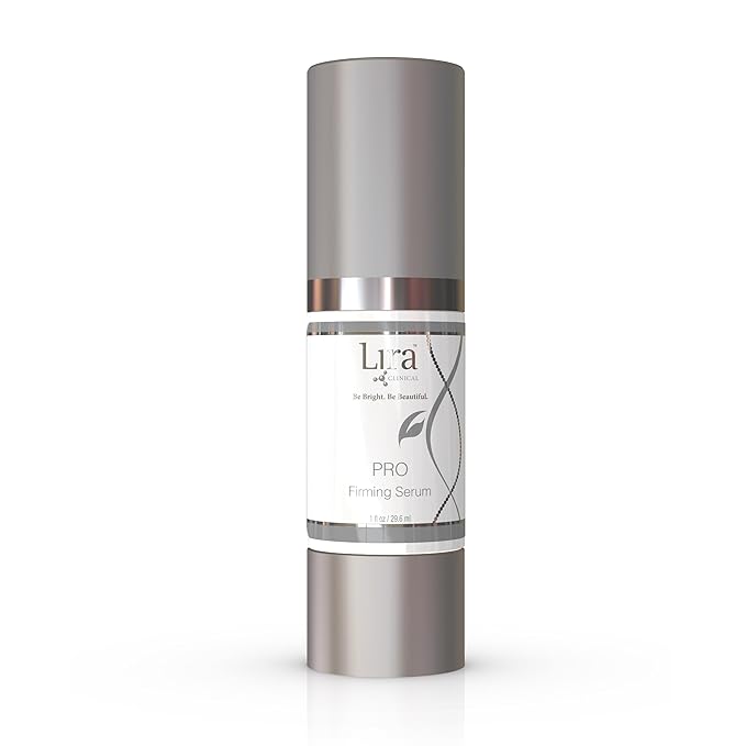 Lira Clinical PRO Firming Serum - Tightening Serum for Face - Corrects Lines & Wrinkles - With Botanicals, PSCs, Peptides, Gold & Silver - Glowing for Normal, Sensitive, Dry Skin - 1 fl oz