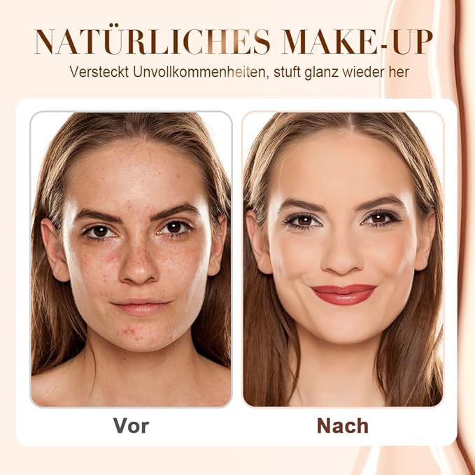 Color Changing Foundation for Mature Skin, Hydrating and Lightweight Liquid Foundations, Tone Suitable for All Skin Types (3pcs)