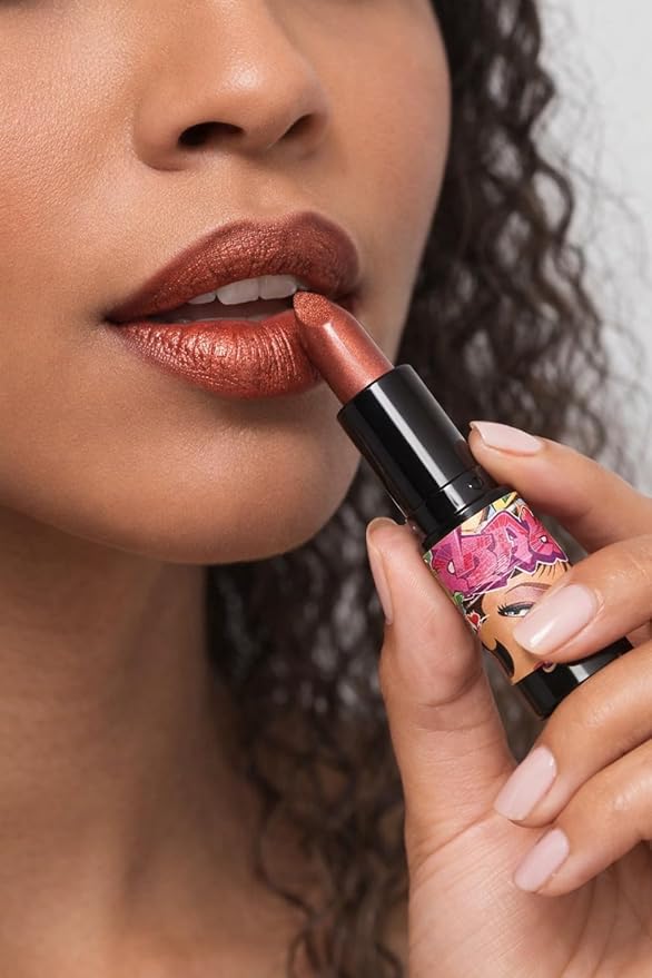 Copper Penny Bronzey Brown Lipstick – Creamy Satin Finish, Full-Coverage Color, Long-Lasting & Hydrating, Cruelty-Free | 0.14 oz