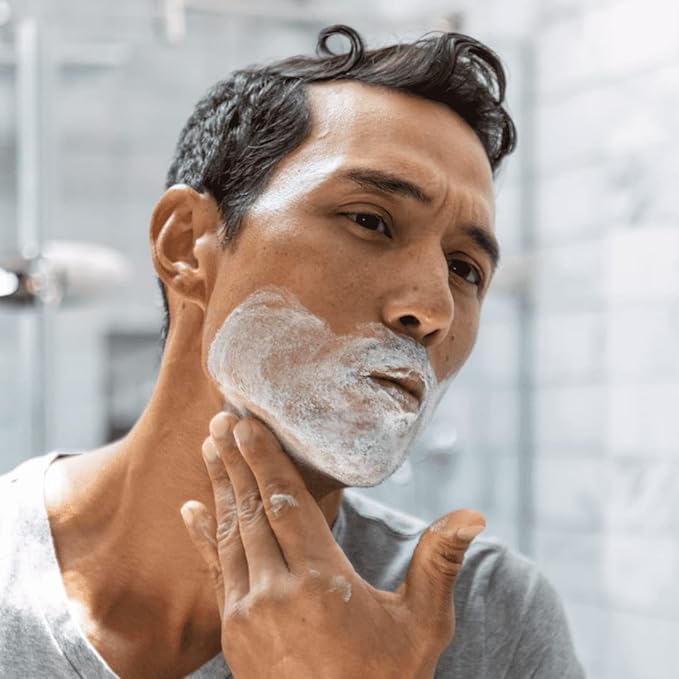 Oars + Alps Soothing Men's Shaving Cream, Dermatologist Tested and Infused with Aloe and Coconut Oil, Fresh Ocean Splash Scent, TSA Friendly, 3.4 Oz, 1 Pack