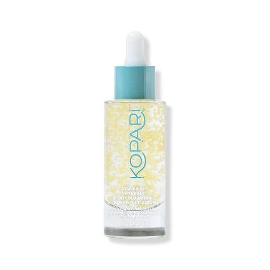 Kopari Star Bright Vitamin C Discoloration Correcting Serum with Kakadu Plum & Niacinamide, Brighter Complexion, Soothe & Diminish Dull Skin, 1.7oz