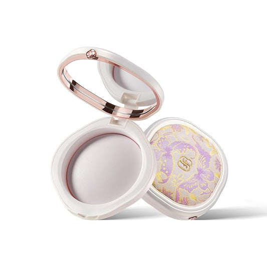 FLORASIS Flawless Jade Breathable Color Correcting Pressed Powder (Song Brocade Prestige Collection) (04 Lavender, 1 Count)