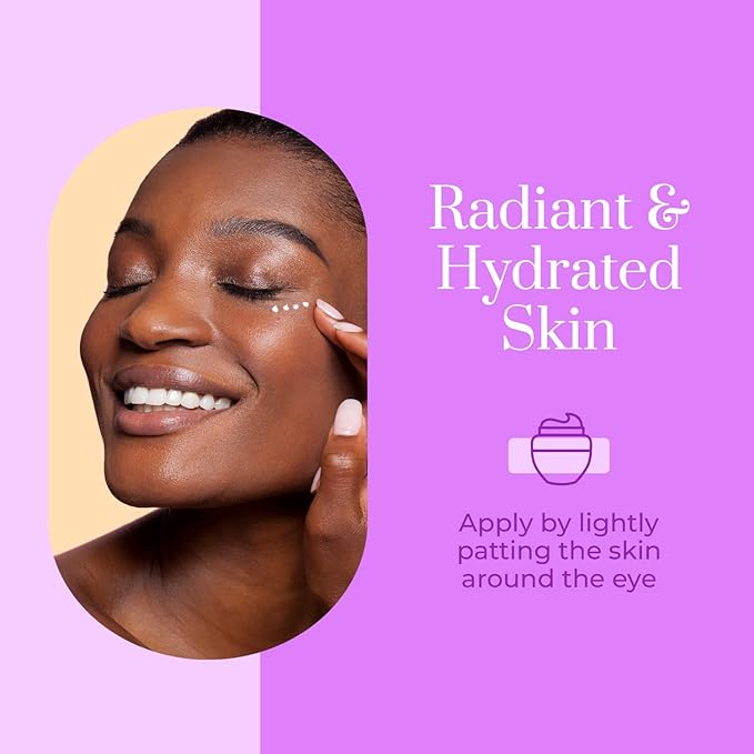 Clear Beauty Collagen Eye Cream - Moisturizing, Plumping & Reduces Dark Circles & Wrinkles - Dermatologist Tested, Clean Beauty & Cruelty-Free Korean Skin Care for All Skin Types - 1.01 Fl. Oz