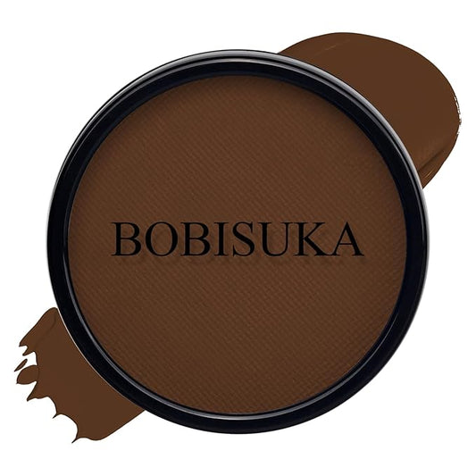 BOBISUKA Brown Face Body Paint, Water-Based Halloween Werewolf Face Painting Kit, Non-Toxic SFX Makeup Facepaints Safe for Kids & Adults Camo Wolfman Costume Cosplay Party